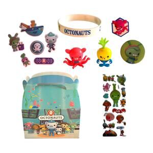 Octonauts Party Favor Set, Easter Basket, Stickers, Toys, Bracelet, Gift Box